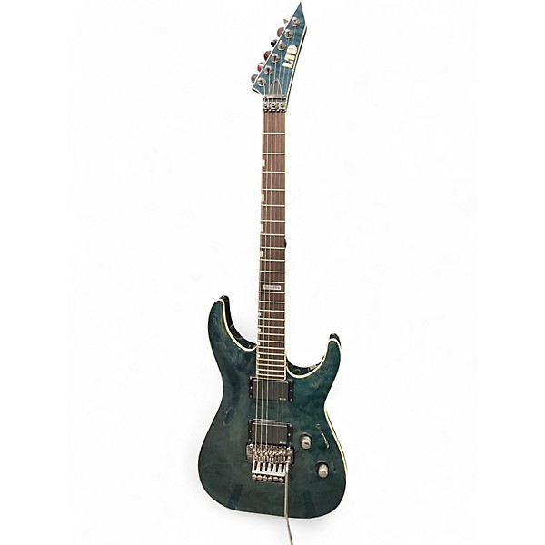 Used ESP LTD MH400 Emerald Green Solid Body Electric Guitar