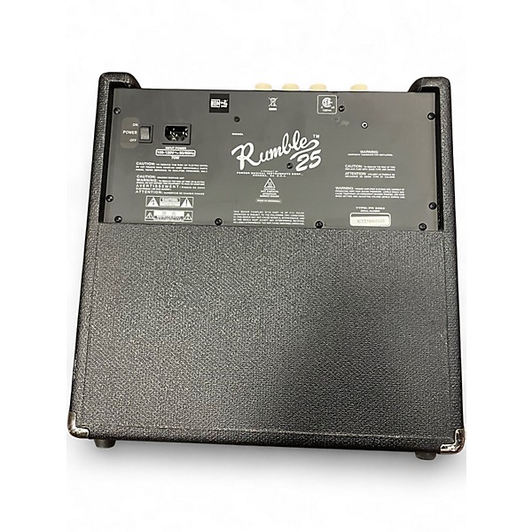 Used Fender Rumble 25 25W 1x10 Bass Combo Amp