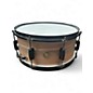 Used TAMA 14X6.5 Woodworks Poplar Snare Drum 14 x 6.5 in. Natural Zebrawood Wrap Zebrawood Drum thumbnail