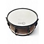 Used TAMA 14X6.5 Woodworks Poplar Snare Drum 14 x 6.5 in. Natural Zebrawood Wrap Zebrawood Drum