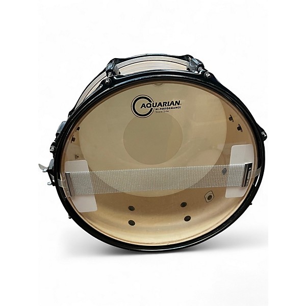 Used TAMA 14X6.5 Woodworks Poplar Snare Drum 14 x 6.5 in. Natural Zebrawood Wrap Zebrawood Drum
