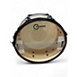 Used TAMA 14X6.5 Woodworks Poplar Snare Drum 14 x 6.5 in. Natural Zebrawood Wrap Zebrawood Drum