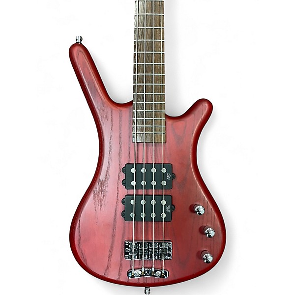 Used Warwick Rockbass Corvette 4 String Red Electric Bass Guitar