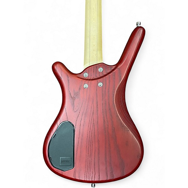 Used Warwick Rockbass Corvette 4 String Red Electric Bass Guitar