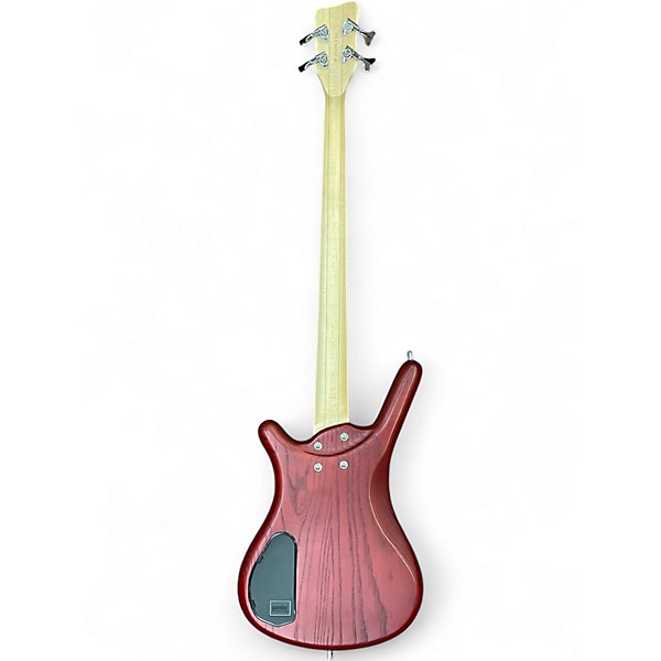 Used Warwick Rockbass Corvette 4 String Red Electric Bass Guitar