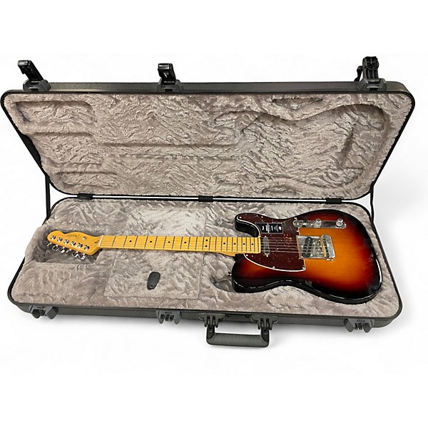Used Fender American Professional II Telecaster 3 Color Sunburst Solid Body Electric Guitar