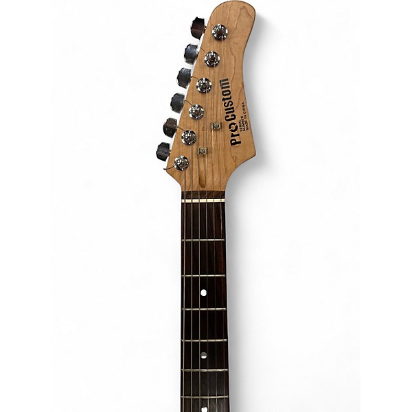 Used Pro Custom Electric Guitar Black Solid Body Electric Guitar