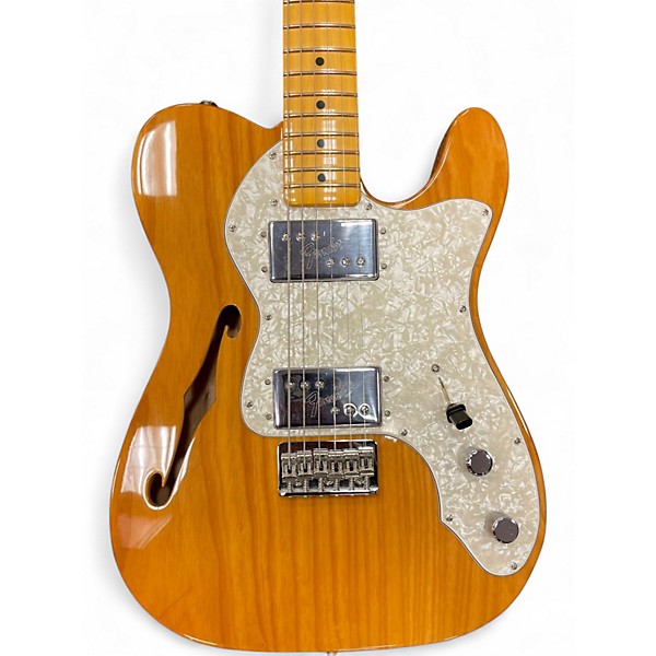 Used 2022 Fender 1972 American Vintage II Telecaster Thinline Natural Hollow Body Electric Guitar