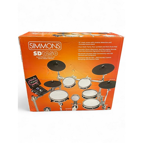 Used Simmons SD1250 Electric Drum Set