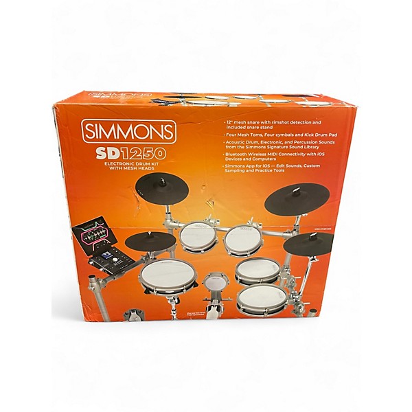 Used Simmons SD1250 Electric Drum Set