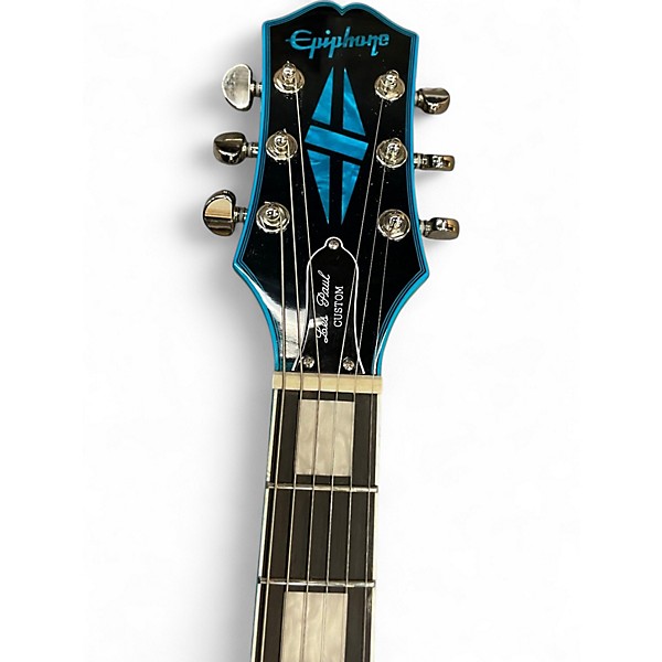 Used Epiphone Les Paul Custom Widow Indigo Burst Solid Body Electric Guitar