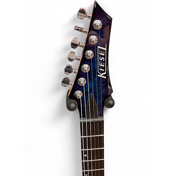 Used Kiesel DC600 Trans Blue Solid Body Electric Guitar