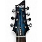 Used Schecter Guitar Research Omen Elite 7 Blue Burst Solid Body Electric Guitar