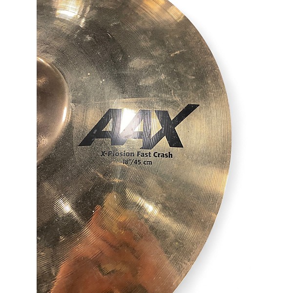 Used SABIAN 18in AAX Xplosion Fast Crash Cymbal