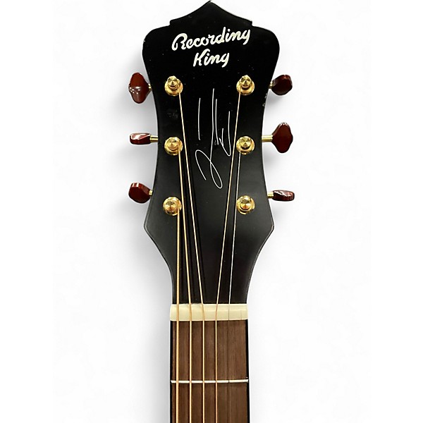 Used Recording King Justin Towns Earle Tobacco Sunburst Acoustic Guitar
