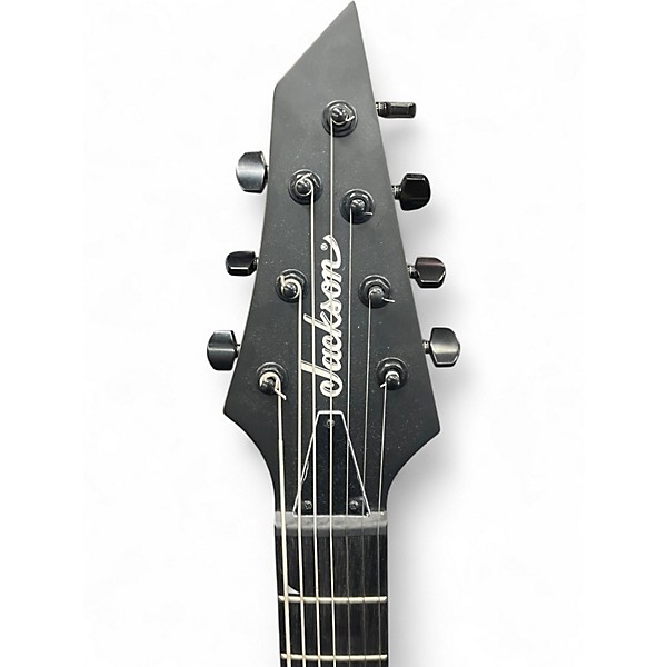 Used Jackson JS22-7 Dinky 7 String Satin Black Solid Body Electric Guitar