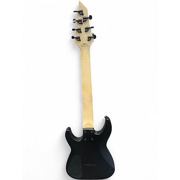 Used Jackson JS22-7 Dinky 7 String Satin Black Solid Body Electric Guitar