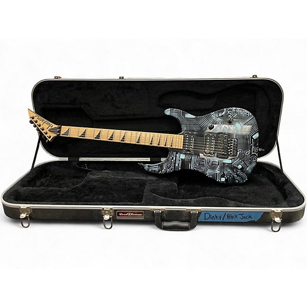 Used Jackson DK2 Dinky Black Solid Body Electric Guitar