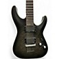 Used Schecter Guitar Research C1 Platinum Black and Silver Solid Body Electric Guitar