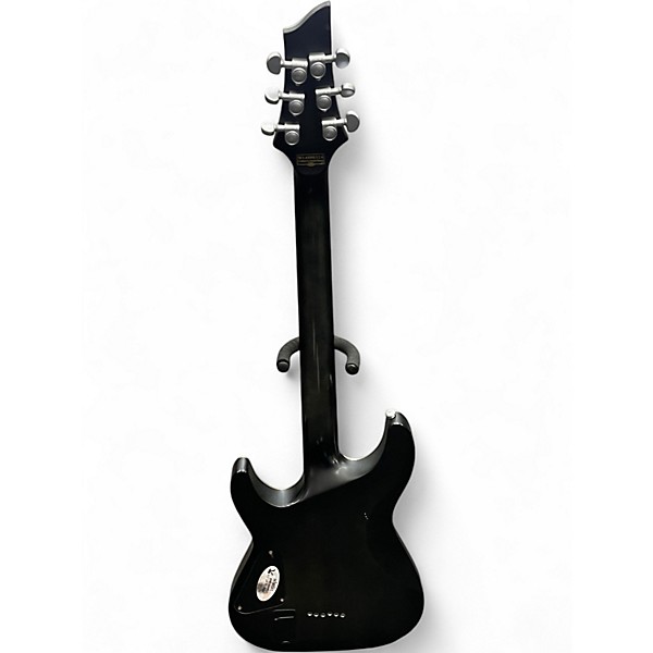 Used Schecter Guitar Research C1 Platinum Black and Silver Solid Body Electric Guitar