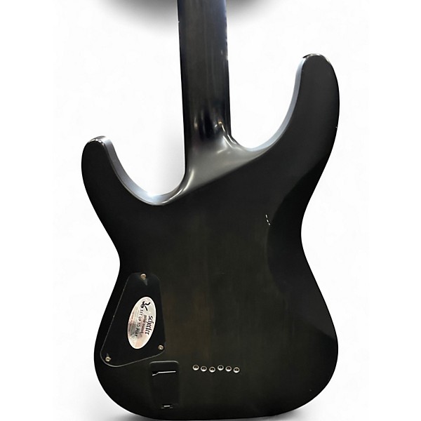 Used Schecter Guitar Research C1 Platinum Black and Silver Solid Body Electric Guitar
