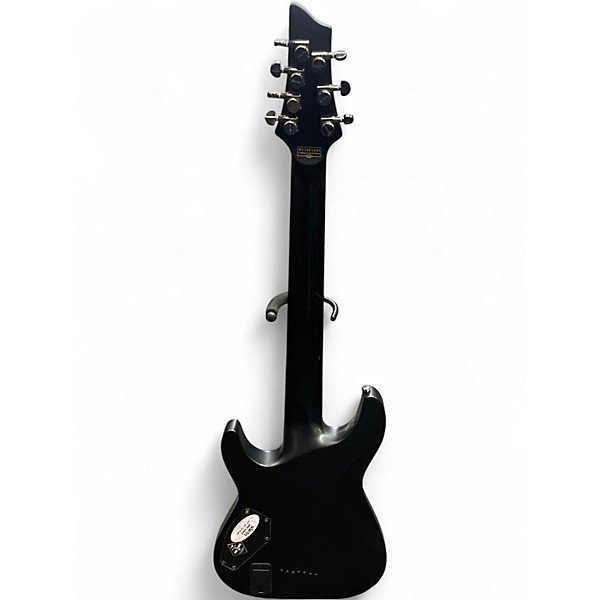 Used Schecter Guitar Research Blackjack C7 Black Solid Body Electric Guitar