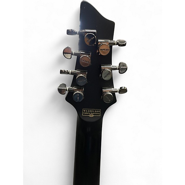 Used Schecter Guitar Research Blackjack C7 Black Solid Body Electric Guitar