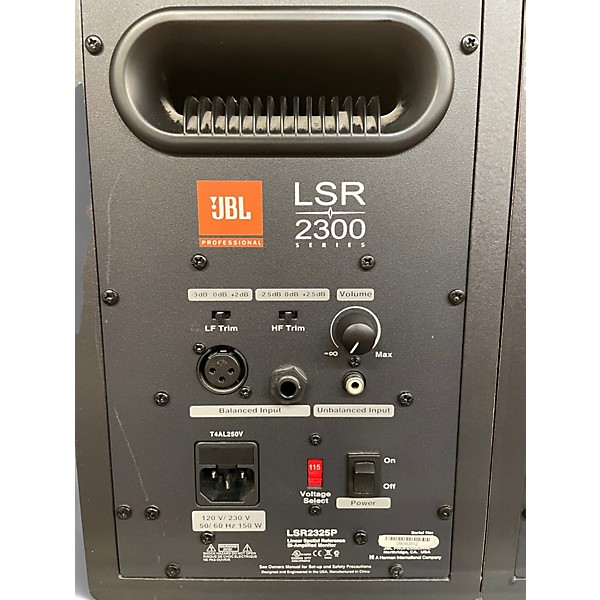 Used JBL LSR2325P Pair Powered Monitor