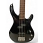 Used 2002 Squier MB4 Black Electric Bass Guitar