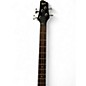 Used 2002 Squier MB4 Black Electric Bass Guitar