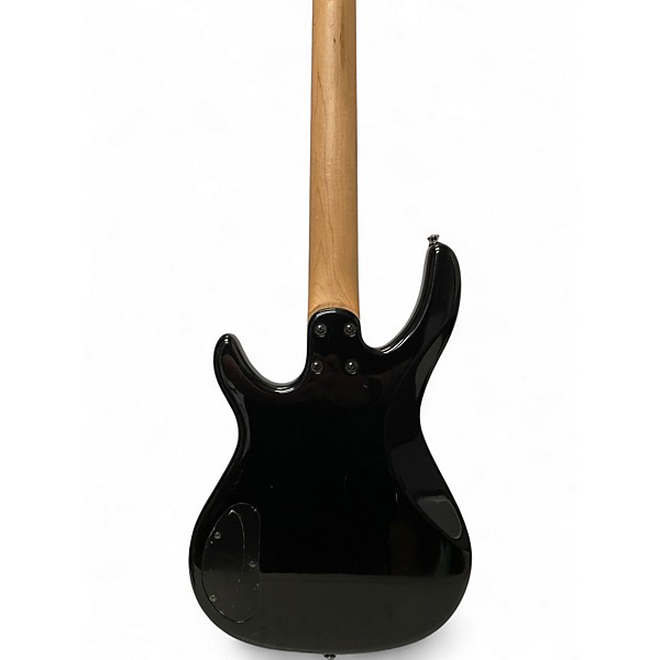 Used 2002 Squier MB4 Black Electric Bass Guitar