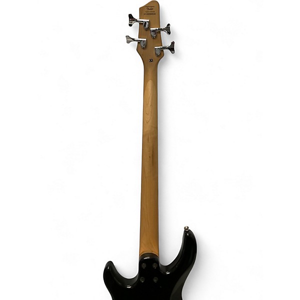 Used 2002 Squier MB4 Black Electric Bass Guitar