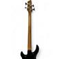 Used 2002 Squier MB4 Black Electric Bass Guitar