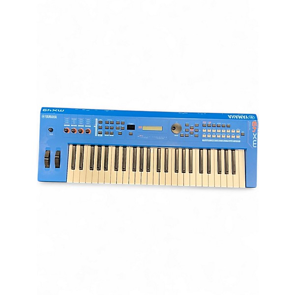 Used Yamaha MX49 Blue 49 Key Keyboard Workstation