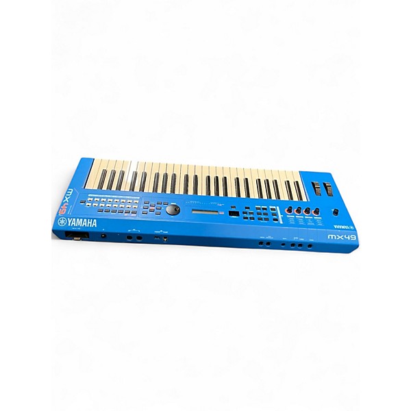 Used Yamaha MX49 Blue 49 Key Keyboard Workstation