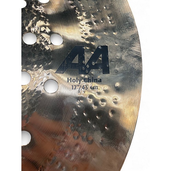 Used SABIAN 17in AA Holy China Brilliant Cymbal