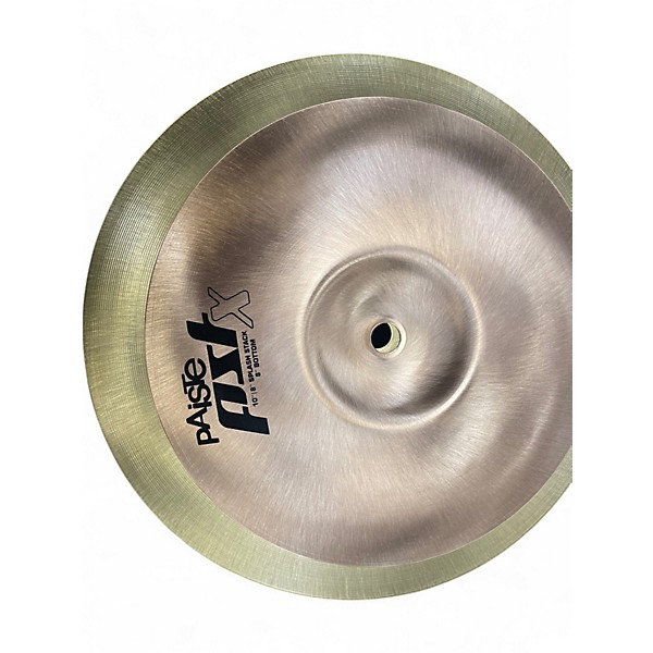 Used Paiste 10X8 PSTX SPLASH STACK Cymbal