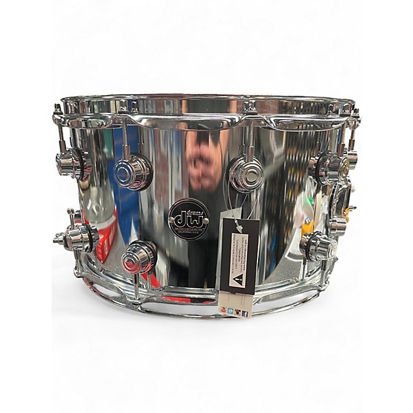 Used DW 14in Performance Series Steel Snare Clear Drum