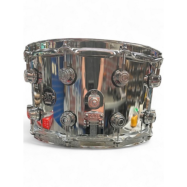 Used DW 14in Performance Series Steel Snare Clear Drum