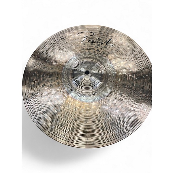 Used Paiste 17in Signature Dark Energy Crash Cymbal