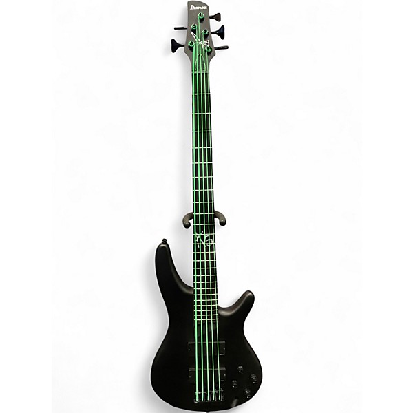 Used Ibanez K5 Fieldy Signature 5 String Black Electric Bass Guitar