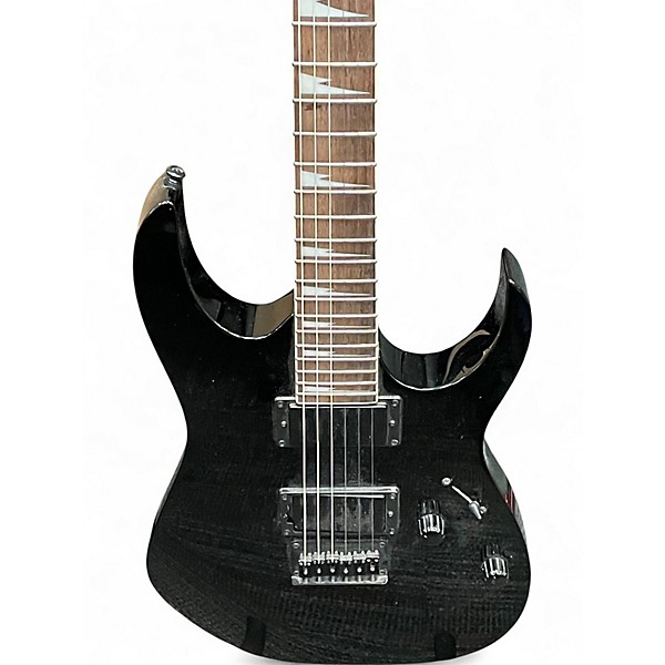 Used Ibanez GRG121DX Black Solid Body Electric Guitar