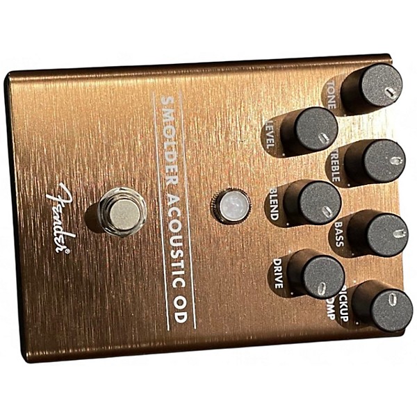 Used Fender Smolder Acoustic OD Effect Pedal