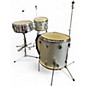 Vintage 1960s Slingerland 4 Piece 4 Piece Drum Set Silver Sparkle Drum Kit