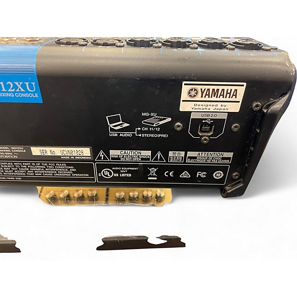 Used Yamaha MG12XU Unpowered Mixer