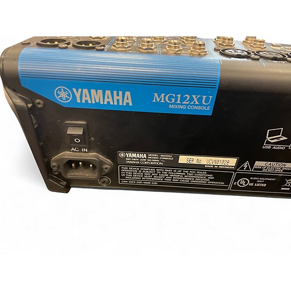 Used Yamaha MG12XU Unpowered Mixer
