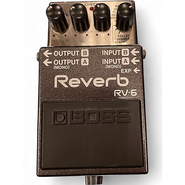 Used BOSS RV6 Digital Reverb Effect Pedal