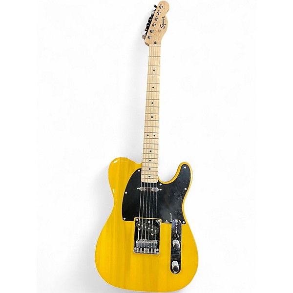 Used Squier Affinity Telecaster Butterscotch Solid Body Electric Guitar