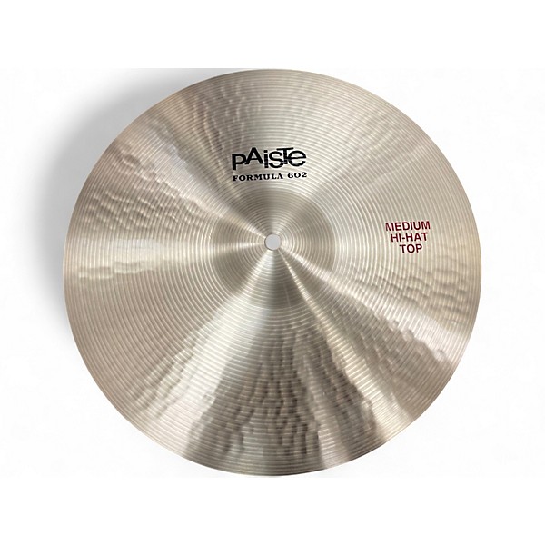 Used Paiste 15in Formula 602 Medium Hi Hat Top Cymbal