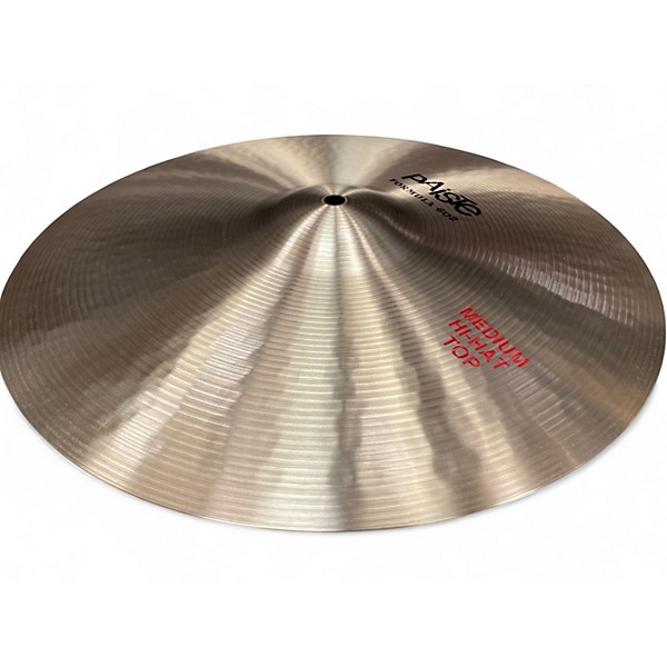 Used Paiste 15in Formula 602 Medium Hi Hat Top Cymbal